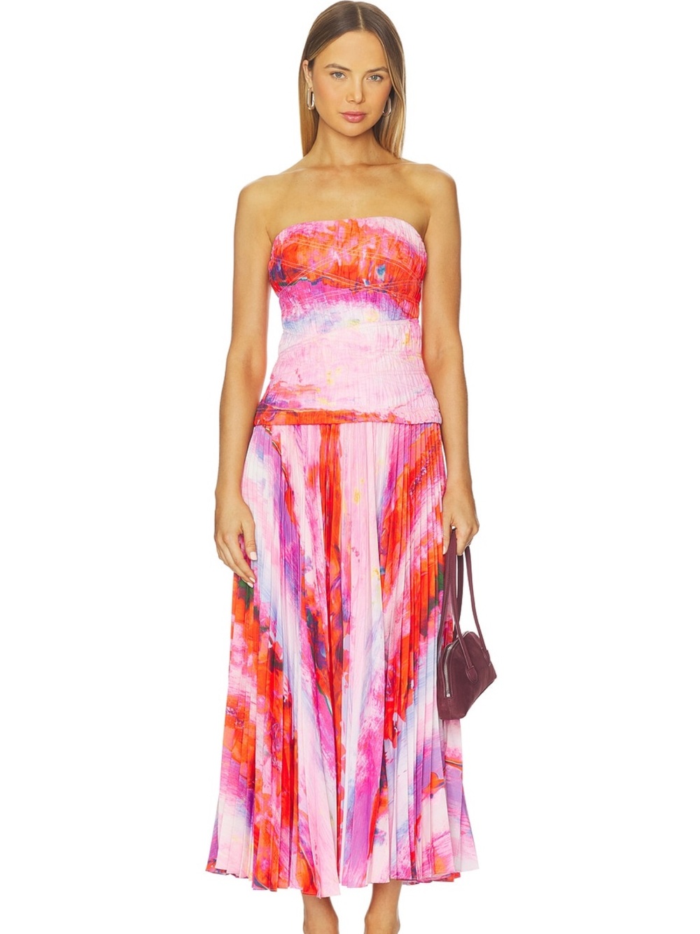 Acler Rockland Dress in Violet Canvas